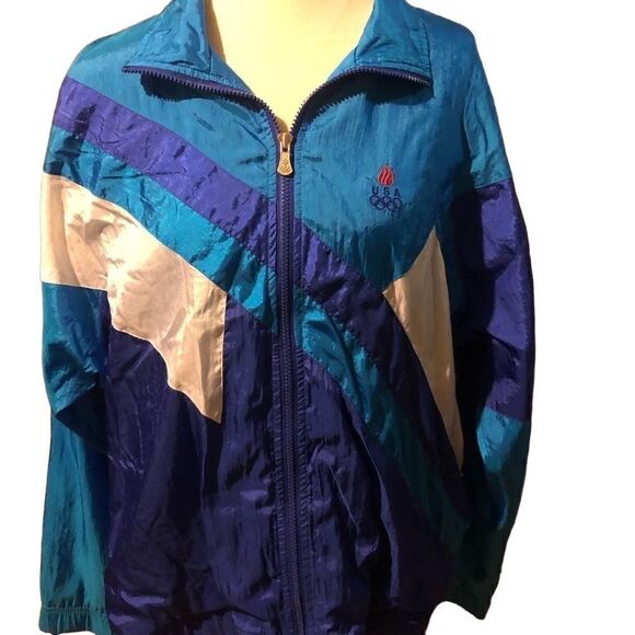 Vintage JC Penney USA Windbreaker Size L - Picture 1 of 9
